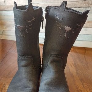 Carter's Black Cat Boots girls